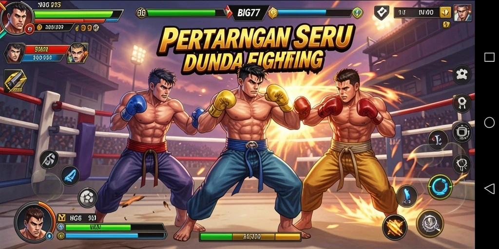 Gameplay BIG77 yang mendebarkan dan seru dalam pertarungan Fighting.