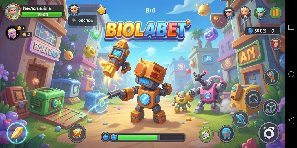 Tampilan gameplay seru dan menantang dari BIOLABET.