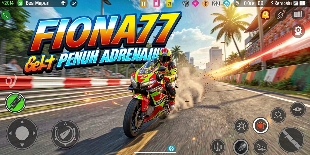 Tampilan gameplay FIONA77 yang mendebarkan dan penuh aksi.