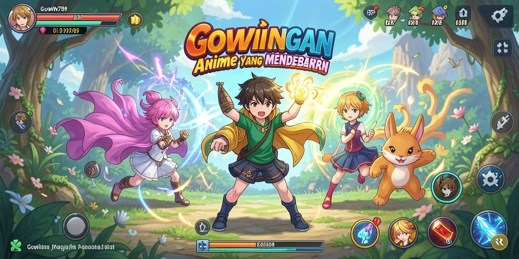 Tampilan gameplay GOWIN789 yang menawan dan dinamis.