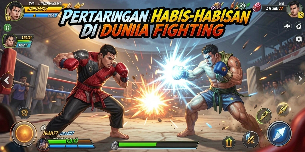 Gameplay JARUM77 menampilkan aksi pertarungan yang luar biasa.