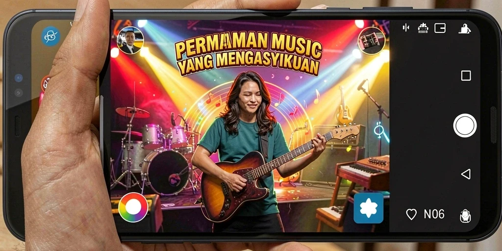 Tampilan gameplay N06 yang seru dan interaktif.