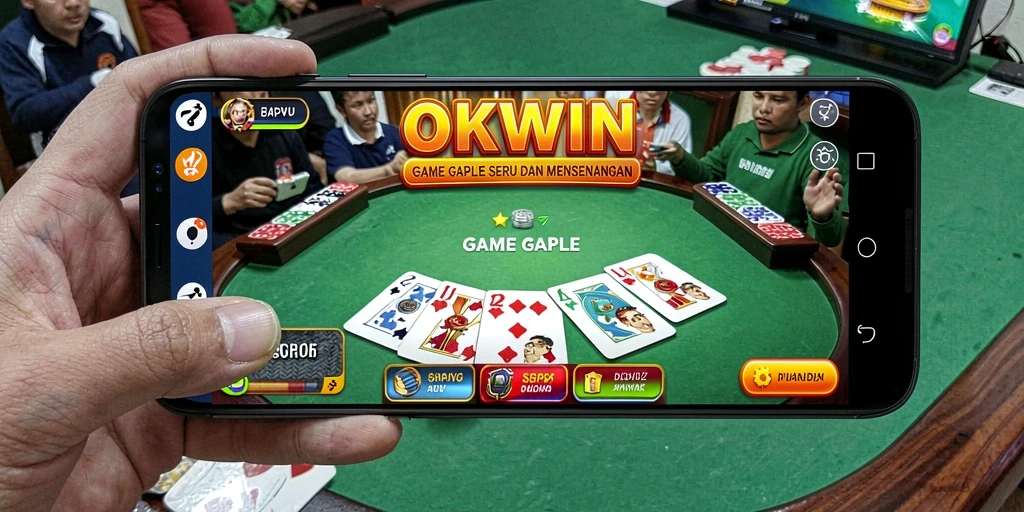 Tampilan gameplay Gaple yang seru dan interaktif.