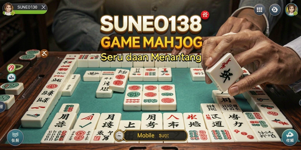 Screenshot mendebarkan dari gameplay Mahjong SUNEO138.
