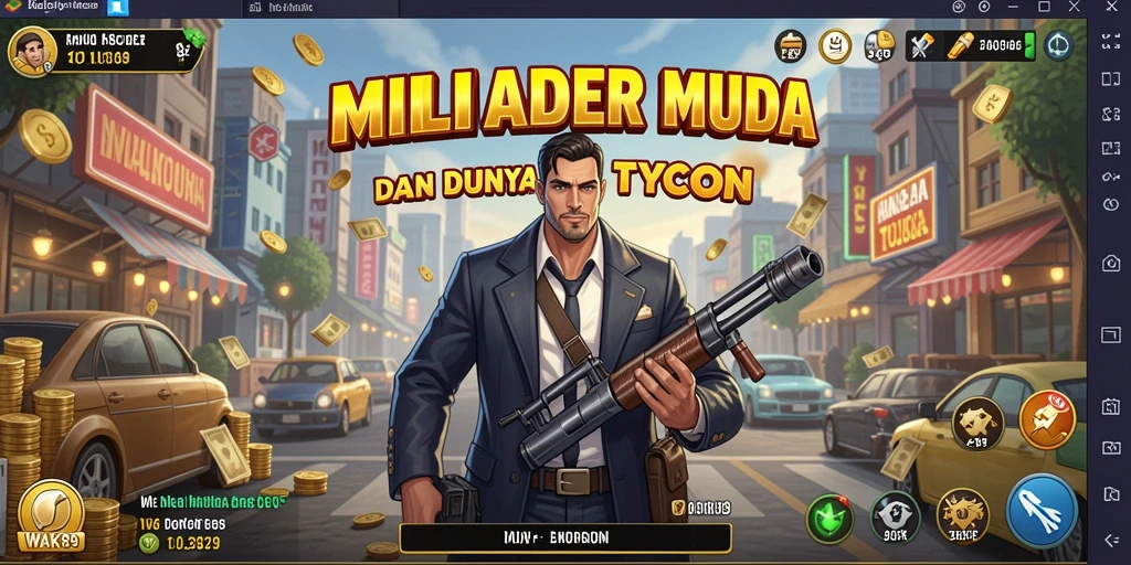 Gameplay mendebarkan di WAK89 dengan elemen Tycoon.